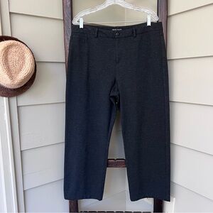 Peace Of Cloth Straight Leg Crop Ankle Pants Gray Women’s size 14 Viscose Blend